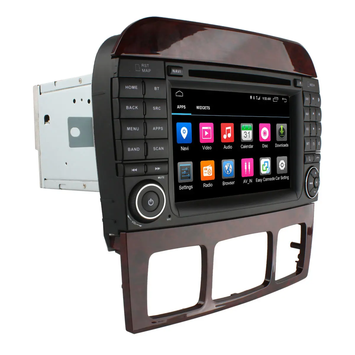 Excellent Ownice C500 Android 6.0 Octa Core Car DVD Player for Mercedes S Class W220 S280 S320 S350 S400 S420 S430 GPS Navi Radio wifi 4G 4