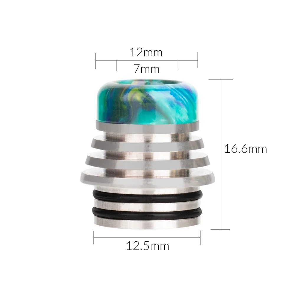1 шт./2 шт. 810 металлический мундштук Volcanee из смолы для V8 RDA RTA атомайзер электронная