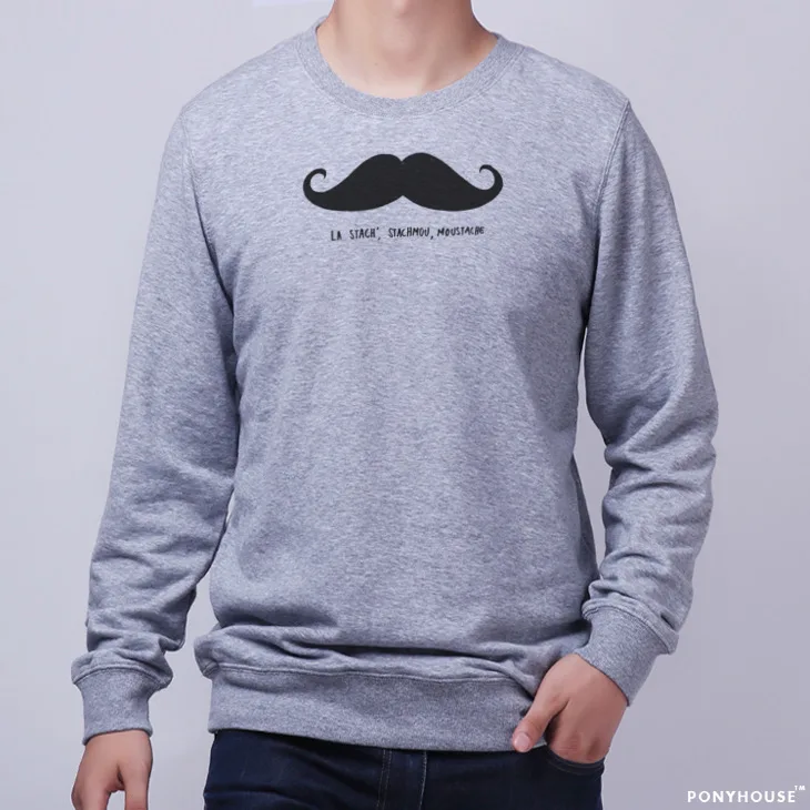 2015K SHL IGV KLS KK FMB 'gift MUSTACHE moustache men sweater | Мужская одежда