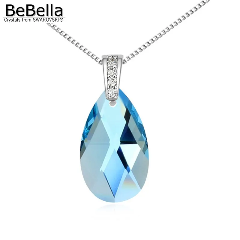 BeBella подвеска в форме груши ожерелье сделано с австрийскими кристаллами от Swarovski