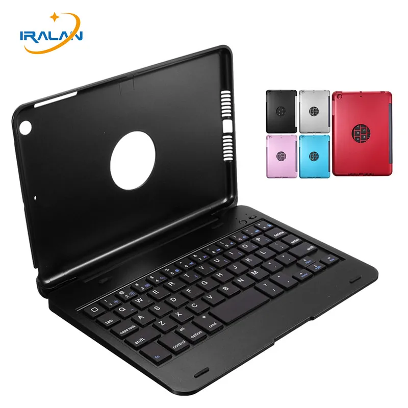 

2018 new arrival Wireless Bluetooth Keyboard cover For iPad Mini 1 2 3 Full Body Protective Portable Case With Stand +film+pen