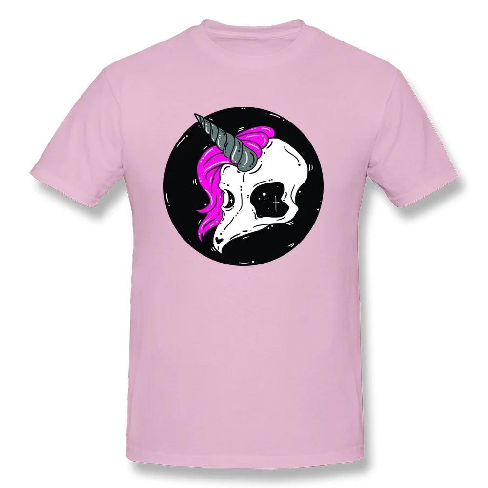 Geek Top T-shirts Family Round Collar Undead Unicorn 100% Cotton Man Tops T Shirt 3D Printed Short Sleeve Sweatshirts Undead Unicorn pink
