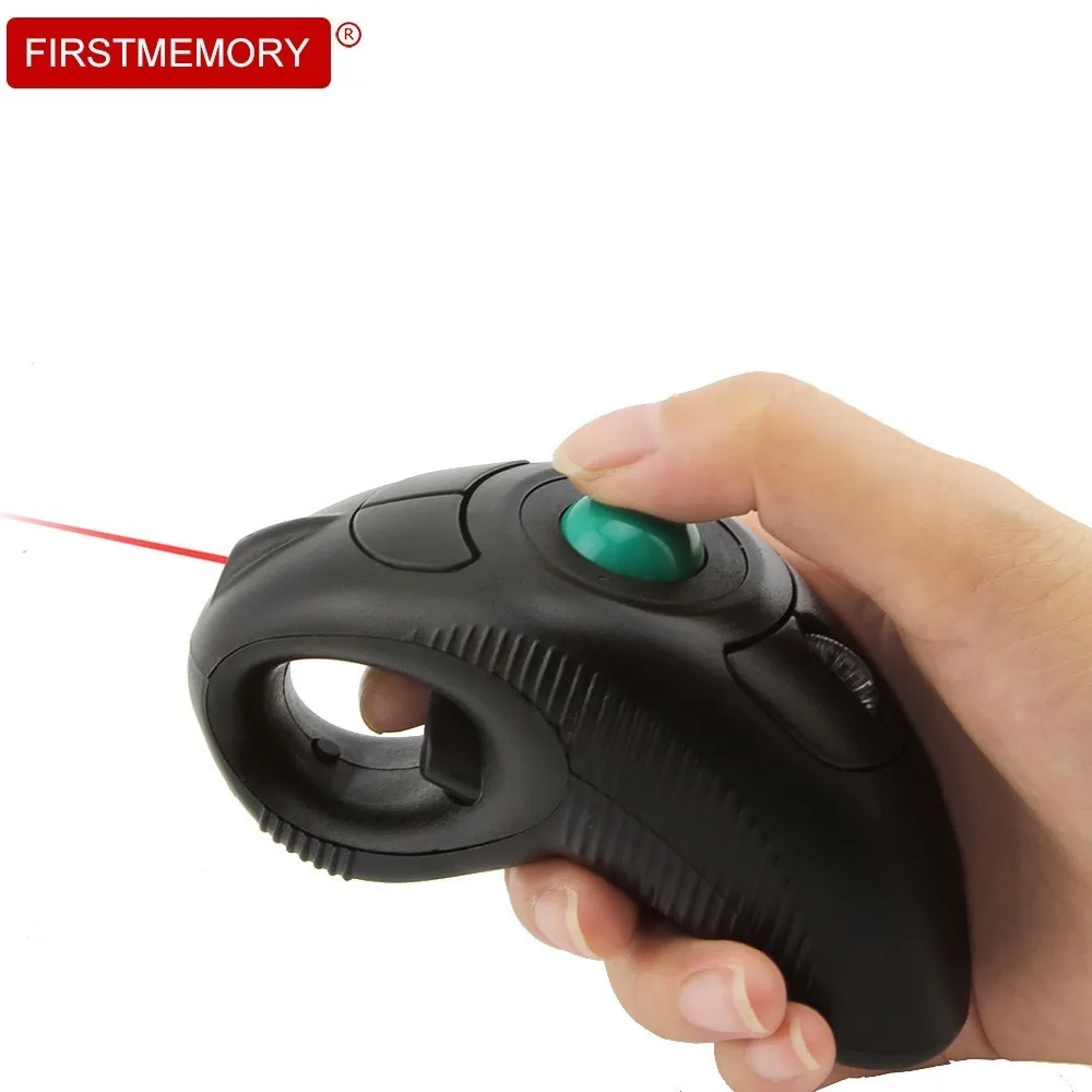 

2.4Ghz Wireless Air Mouse Laser Pointer Computer Mouse Handheld Trackball Mause With USB Receiver For Teacher PPT Presentation