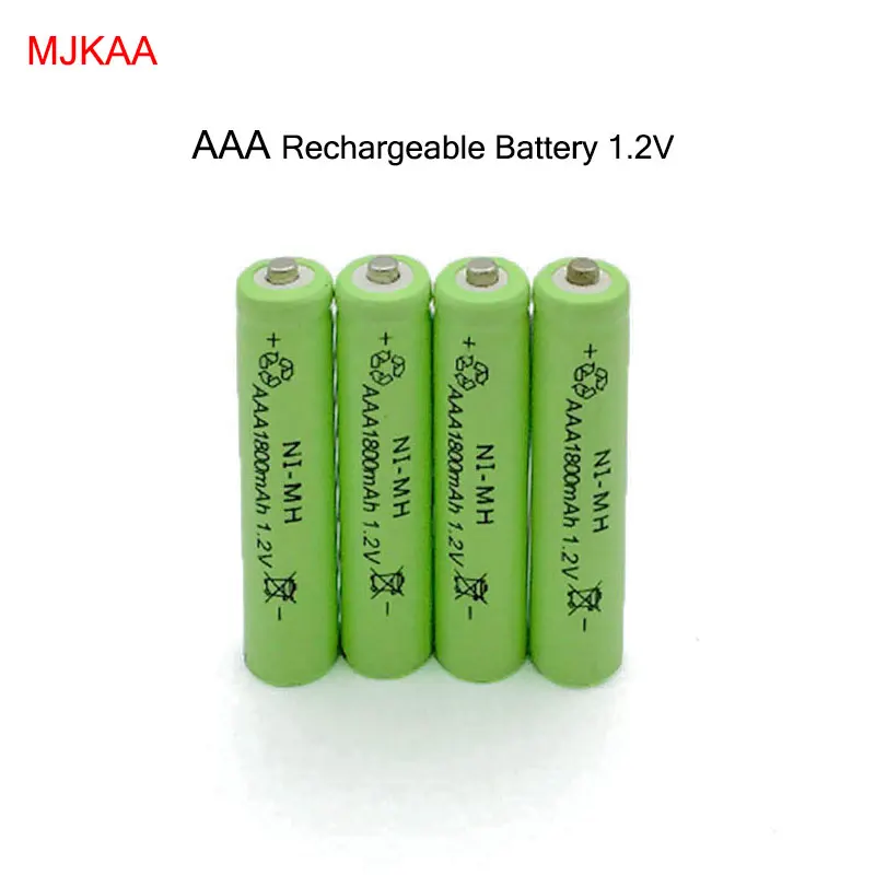 4 шт./лот Новинка AAA 1800mAh Ni-MH 1,2 V аккумуляторная батарея AAA батарея 3A 7# аккумуляторная батарея Ni-MH батарея для камеры, игрушки