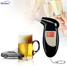

Digital LCD Backlit display Breathalyzer blowing Keychain sobriety Alcohol Tester Drunk driving test Portable alcohol detector