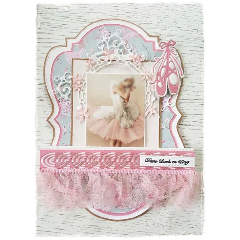 

GJCrafts Border Dies Decor Metal Cutting Craft Die Cut New 2019 Scrapbooking Card Making Embossing DIY