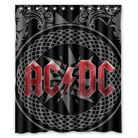 Рок-Группа Прохладный ACDC альбом водонепроницаемый занавеска для душа S для ванной продукты полиэстер 160x180 см для ванной занавеска для душа