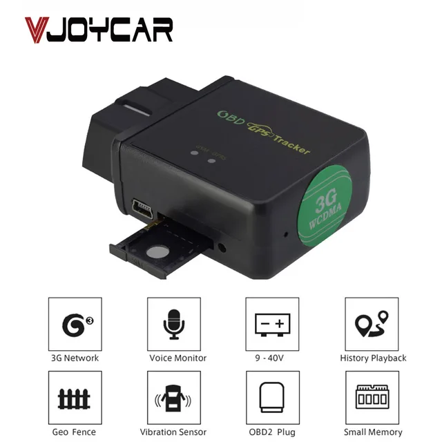 vjoycar obd 3g tracker gps car google maps tracking remotely reading