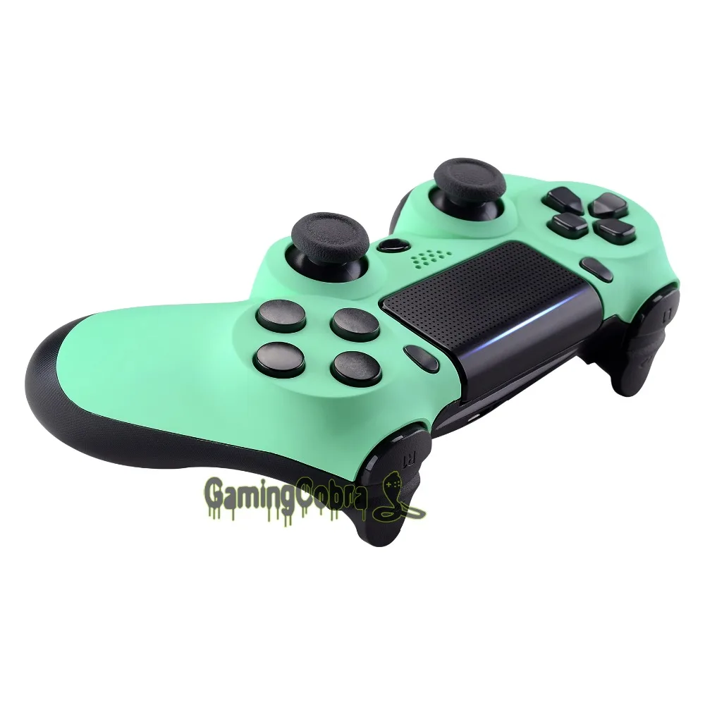 Мятно-зеленого цвета, Soft Touch задняя крышка верхней крышкой Корпус оболочка для PS4 Pro PS4 тонкий игровой контроллер JDM-040 JDM-050 JDM-055# SP4FX18