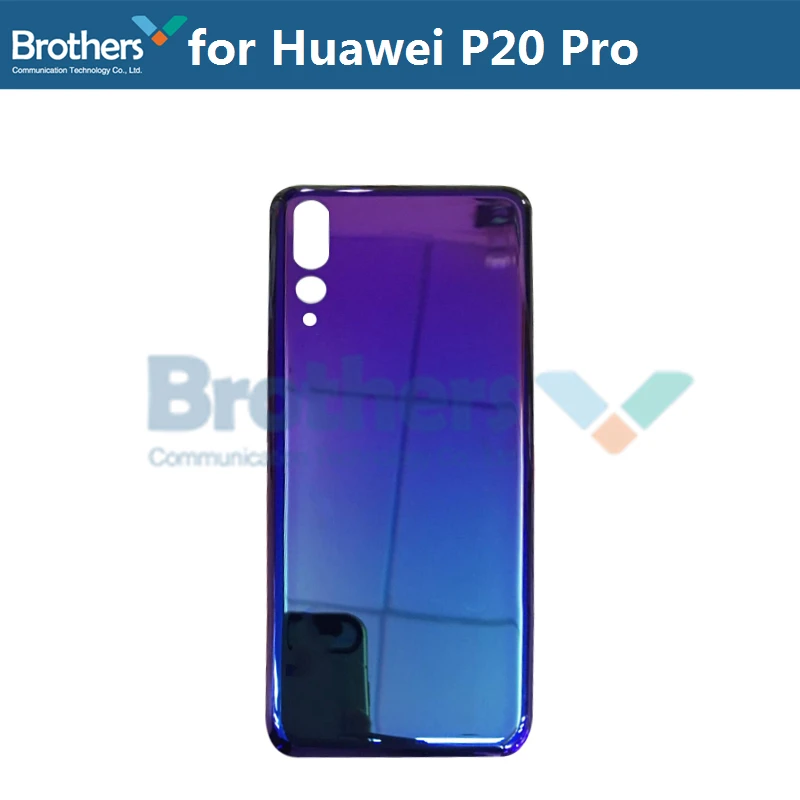 Корпус батареи для huawei P20 Pro батарейный отсек с объективом камеры металлический для huawei P20 Pro задний Чехол сменный верх