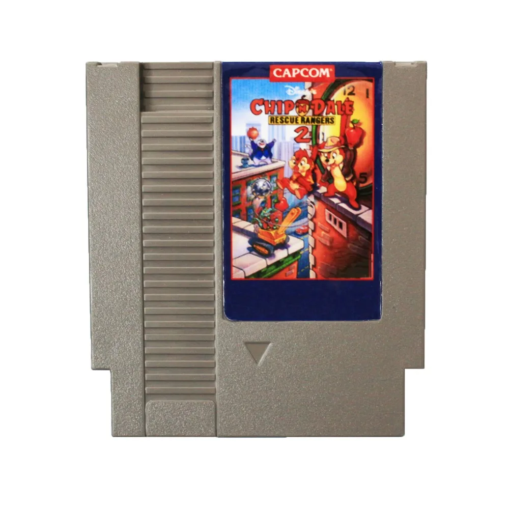 Лучшие продажи: чип n' ALE Rescue Rangers 2 72 Pins картридж 8 бит игровая карта