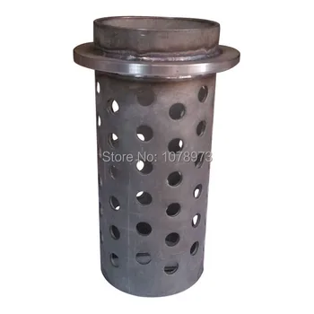 

High Quality Jewellery Making Tools 3.5"x8" 304 Stainless Steel Perforated Flask with Flange Rubber Base