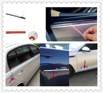 

Car shape chrome decorative bright strip silver multi-function sticker for BMW all series 1 2 3 4 5 6 7 X E F-series E46 E90 F09