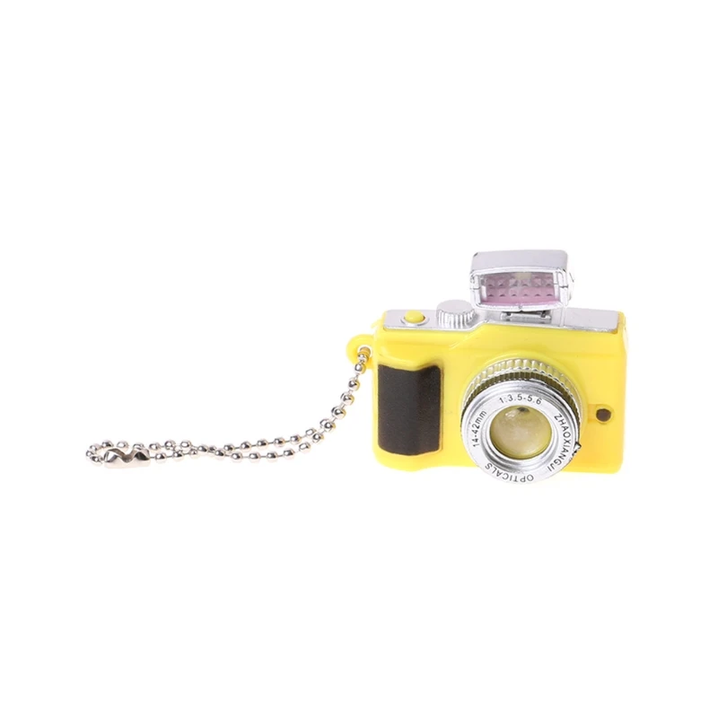 Высокое качество HBB креативная камера светодиодный брелок со звуком светодиодный фонарик брелок забавная игрушка Новинка - Цвет: Цвет: желтый