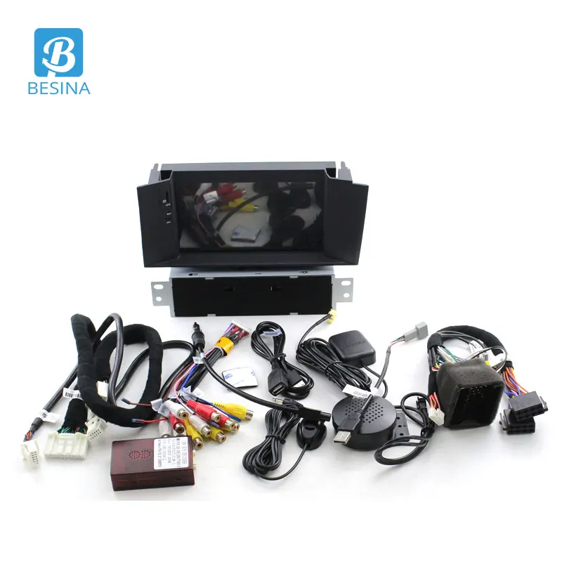 Cheap Besina Android 9.0 Car DVD Player For Citroen C4 C4L DS4 Multimedia GPS Navigation WIFI Octa 8 Cores 1 Din Car Radio Auto Audio 3