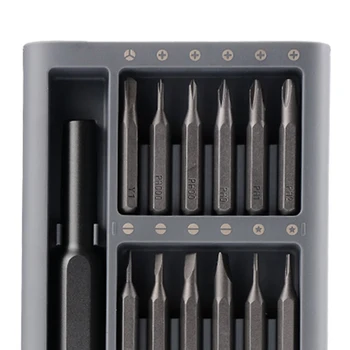 

New Hot 24Pcs Multi-Tool Magnetic Screwdriver Set Repair Kit with Alloy Case Tools SMD66