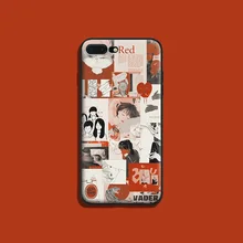 

Japanese Manga Fashion Collage Soft Silicone TPU Phone Case Cover For Apple iPhone 5 5s Se 6 6s 7 8 Plus X XR XS MAX