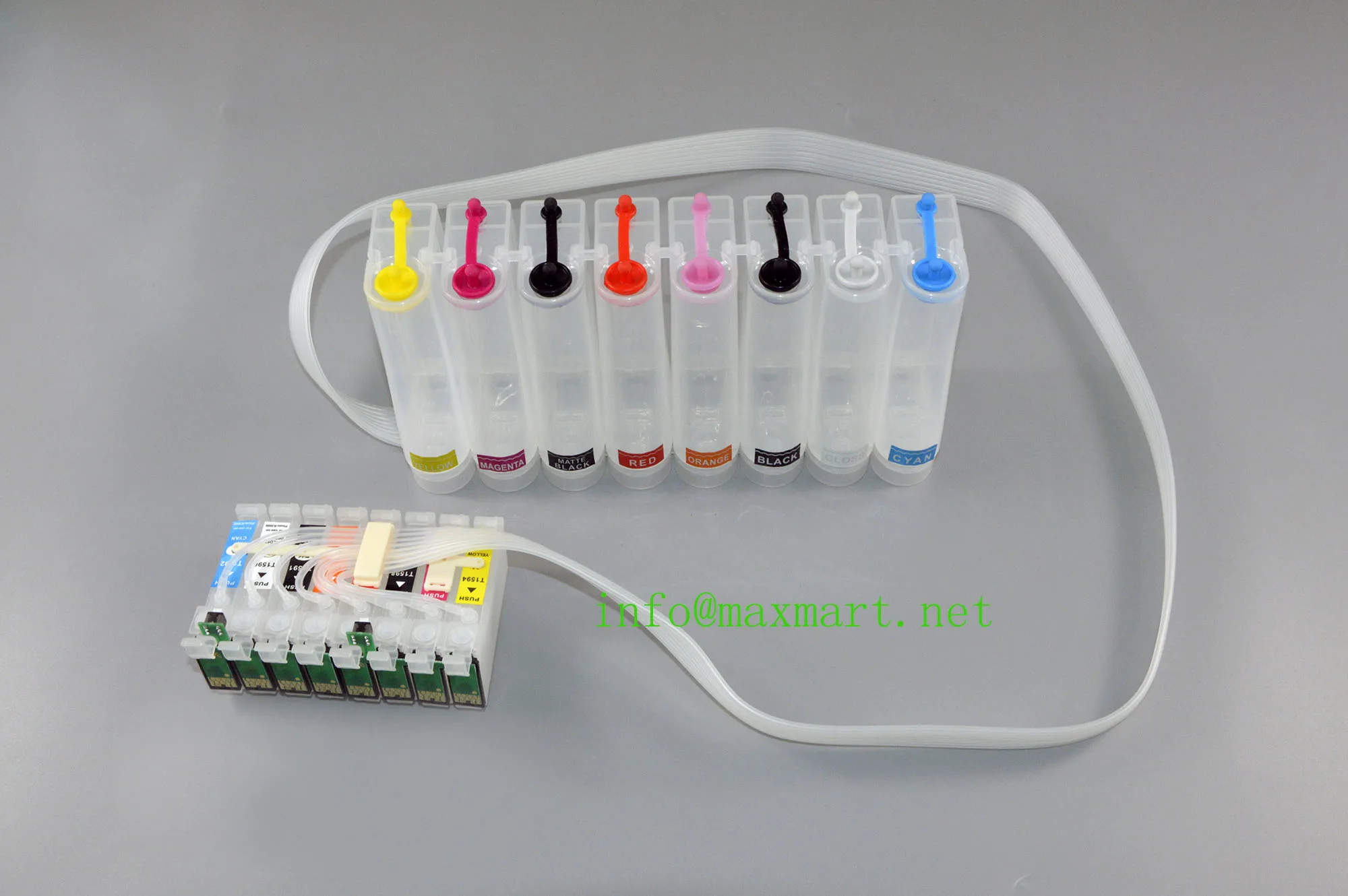 

Bulk ink system for Epson Stylus Photo R2000 with cartridge no. with ARC chips