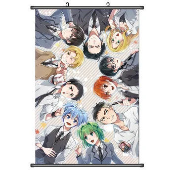 

Japan Anime Assassination Classroom Korosensei & Shiota Nagisa & Kayano Kaede Home Decor Wall Scroll Poster Decorative Pictures