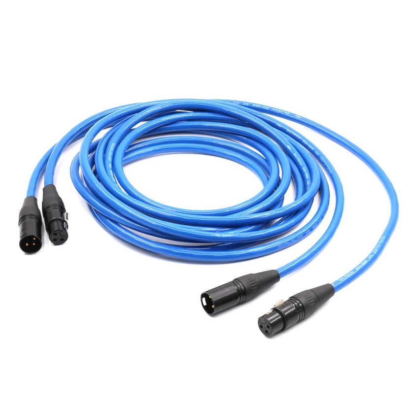 

Free shipping SQ-88B audio interconnect cable with XLR Balance plug interconnect Balance cable