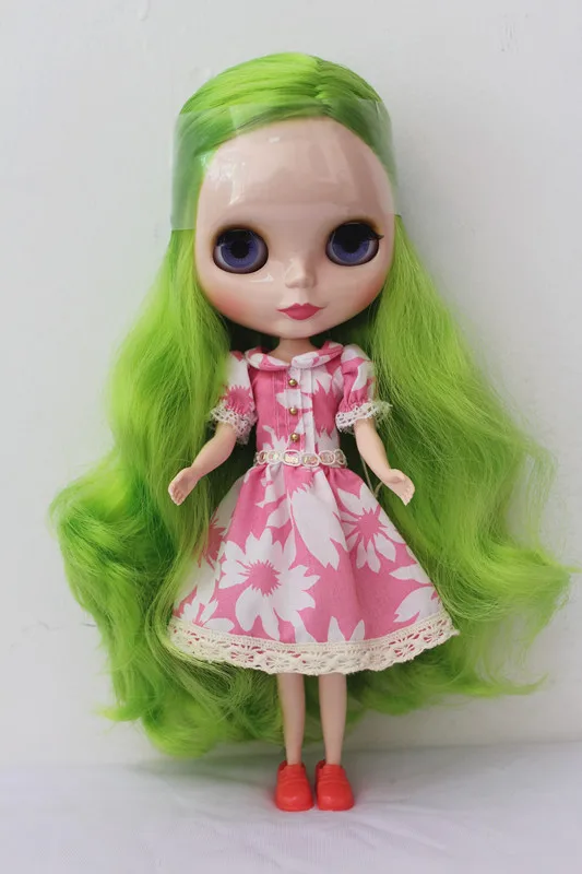 Free Shipping big discount RBL-172DIY Nude Blyth doll birthday gift for girl 4colour eyes dolls with beautiful Hair cute toy | Игрушки и