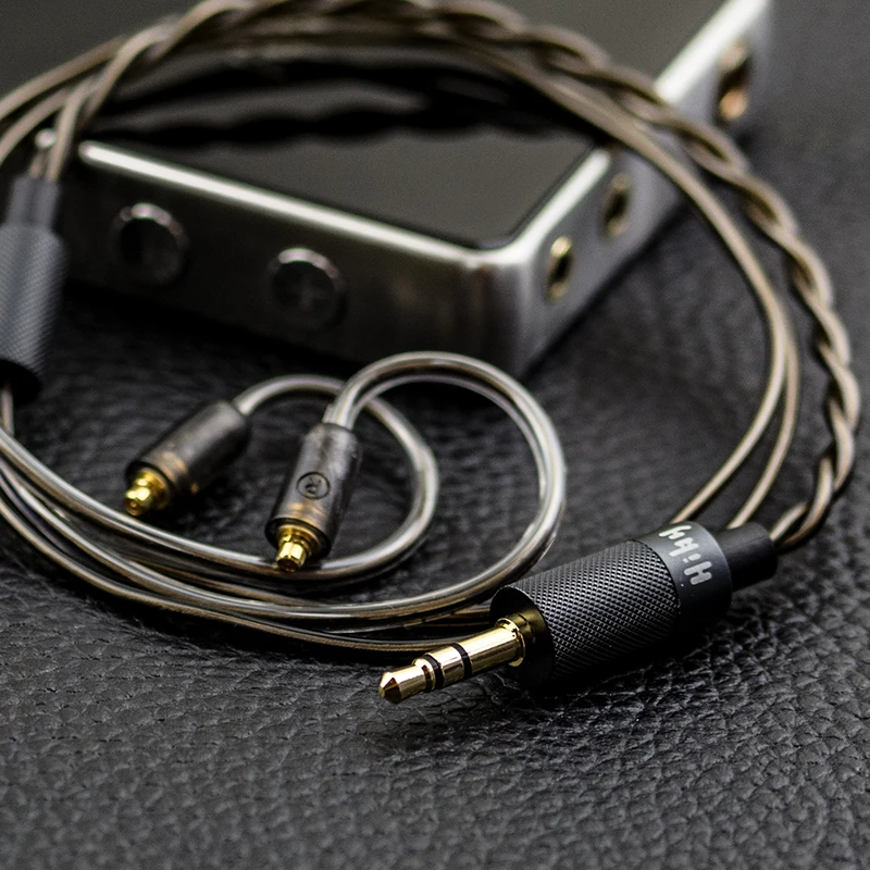 HiBy Jack 3 5mm Gold Plated Adapter Swappable plug Connector Headphone Cable 0 78mm 2 Pins MMCX 