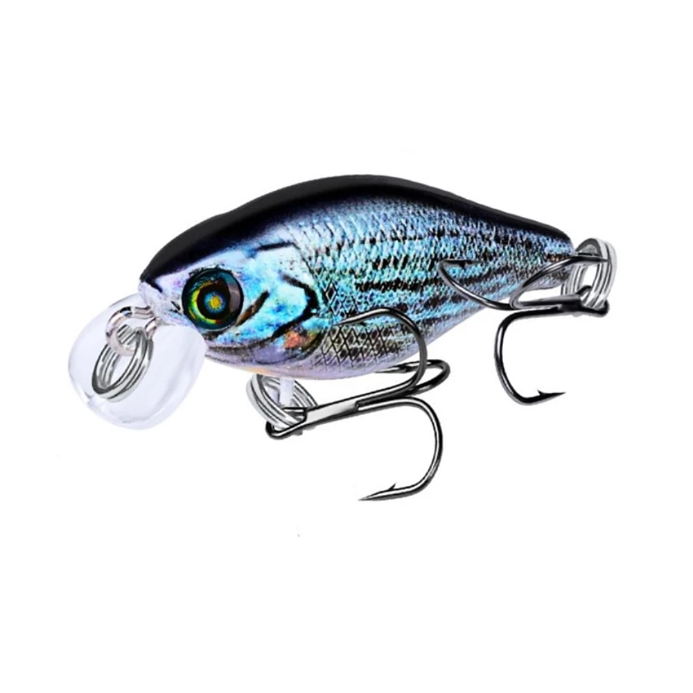 

1pcs/lot Crankbait Fishing Lure 45mm 4g Topwater Swim Fish Artificial Hard Bait Wobblers Minnow Fishing Accessories With 10#hook