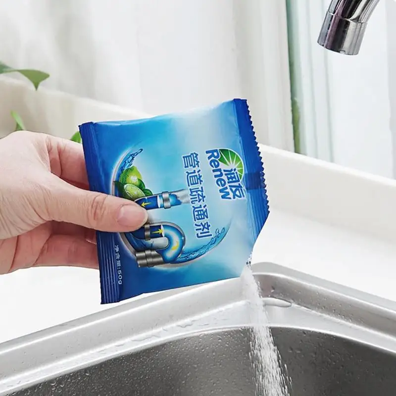 

1PCS Drain Cleaners Strong Pipe Dredging Agent Kitchen Water Pipe sewer Toilet Toilet Closes Tool Clean Deodorant