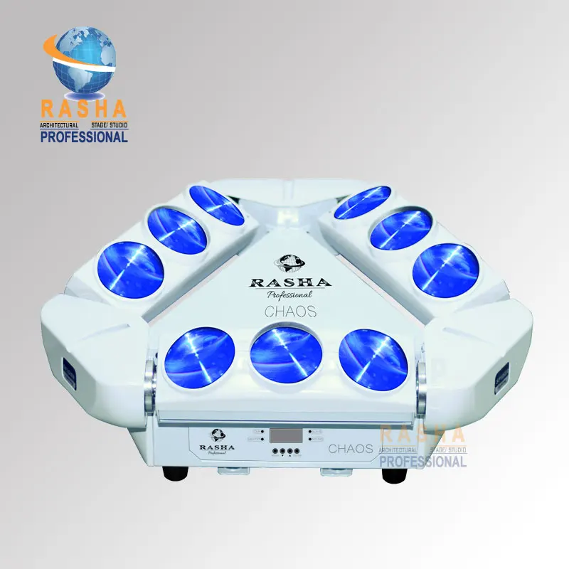 

Big Promotion Rasha 9*12W 4in1 RGBW LED Spider Light,Triangle DMX Pixel LED Spider Beam For Stage Event Party,12/43CH