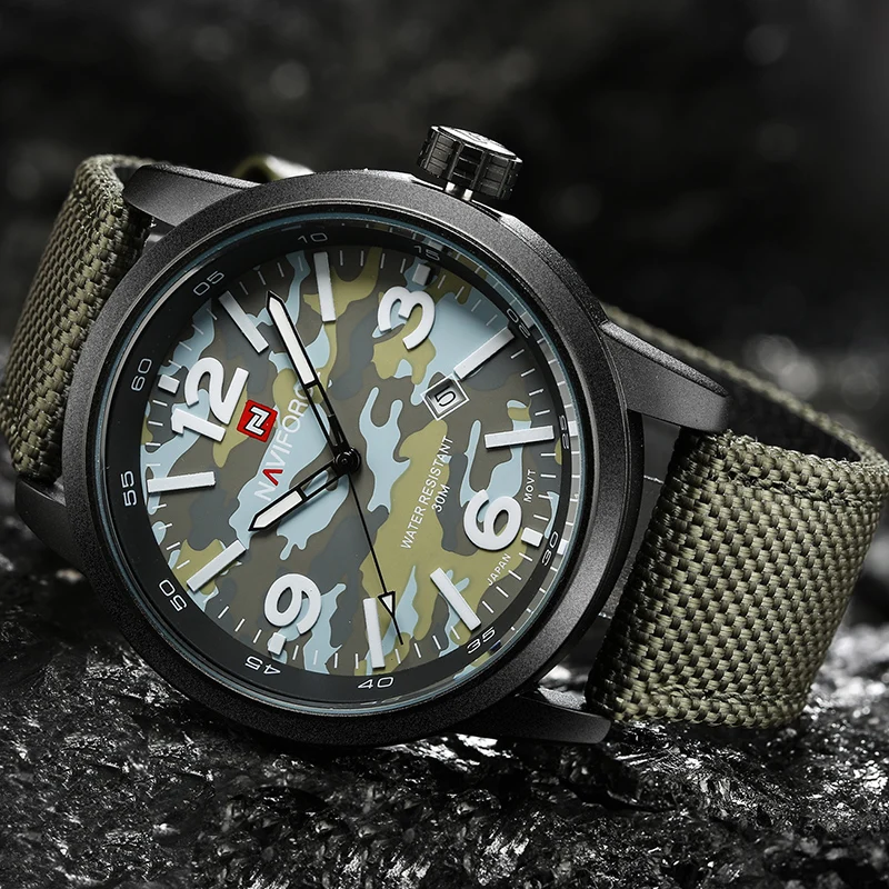 Prix pour 2016 Nouvelle De Luxe Top Marque NAVIFORCE Hommes Armée Militaire Montres Hommes de Sport Horloge À Quartz Étanche Montre-Bracelet Relogio Masculino Prix pour 2016 Nouvelle De Luxe Top Marque NAVIFORCE Hommes Armée Militaire Montres Hommes de Sport Horloge À Quartz Étanche Montre-Bracelet Relogio Masculino