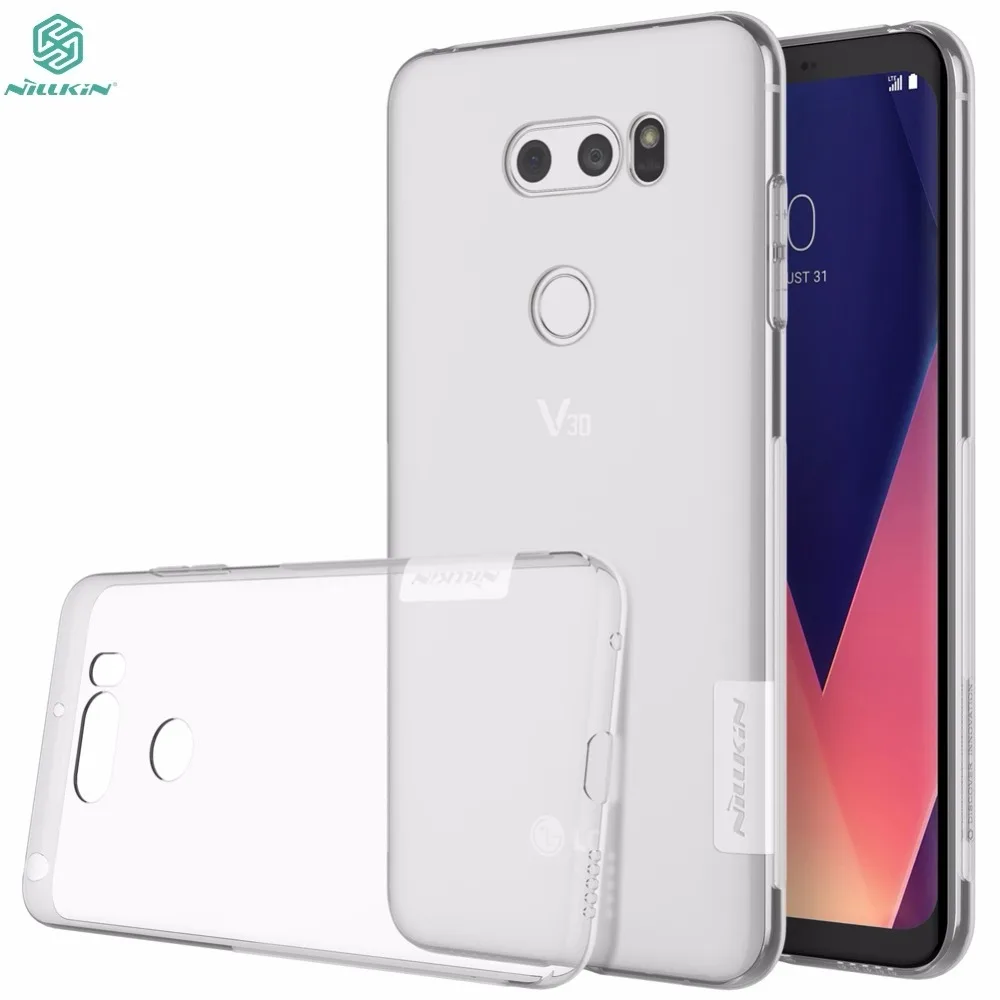 

sFor LG V30 Case cover NILLKIN Nature TPU Transparent Clear Case Soft Back Cover sFor LG V30 Phone cases