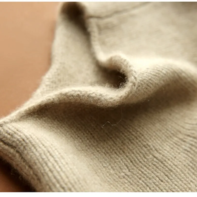 2019 Double thickening loose turtleneck cashmere sweater female sweater cashmere pullover sweater