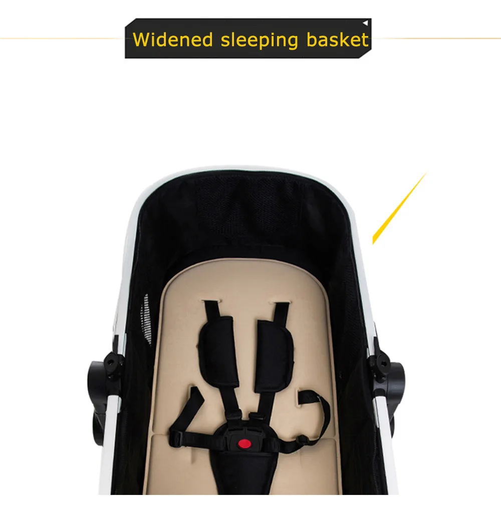Складная Высокая Ландшафтная коляска для малышей ультра-легкая складная может сидеть может лежать портативный зонтик для путешествий