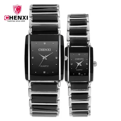 

2019 CHENXI Simulated Ceramics Quartz Watches Men Ladies Top Brand Luxury Famous Wrist Male Diamond Insert Lover Waterproof