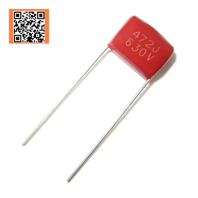 

10pcs CBB 630V 4.7NF 472J 5% PITCH 10MM DIP CBB Polypropylene film capacitor