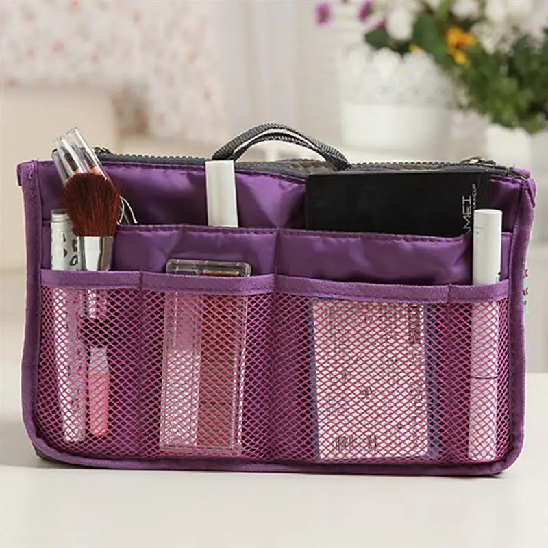 Fashion Makeup Bags Large Capacity Nylon Cosmetic Storage Bag Travel Insert Organizer Handbag Purse Makeup Bag For Women Female Fashion Makeup Bags Large Capacity Nylon Cosmetic Storage Bag Travel Insert Organizer Handbag Purse Makeup Bag For Women Female