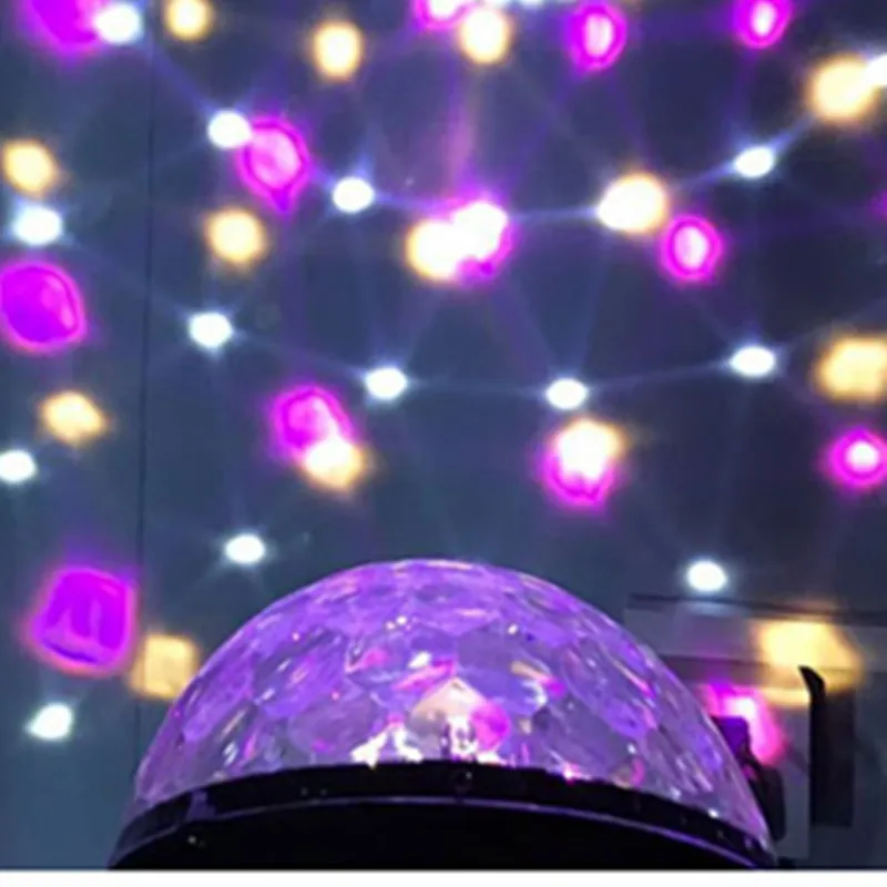 YIYANG 6 светодиодный s RGB Премиум светодиодный сценический светильник RGB светодиодный Магическая хрустальная лампа-шар Диско светильник лазер Свадебная вечеринка украшение лампы Luces