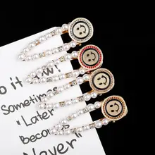 1 шт. металлическая заколка для волос со смайликом, сливой, утконосом, гребень для волос, заколка для волос, аксессуары для волос, инструмент для укладки