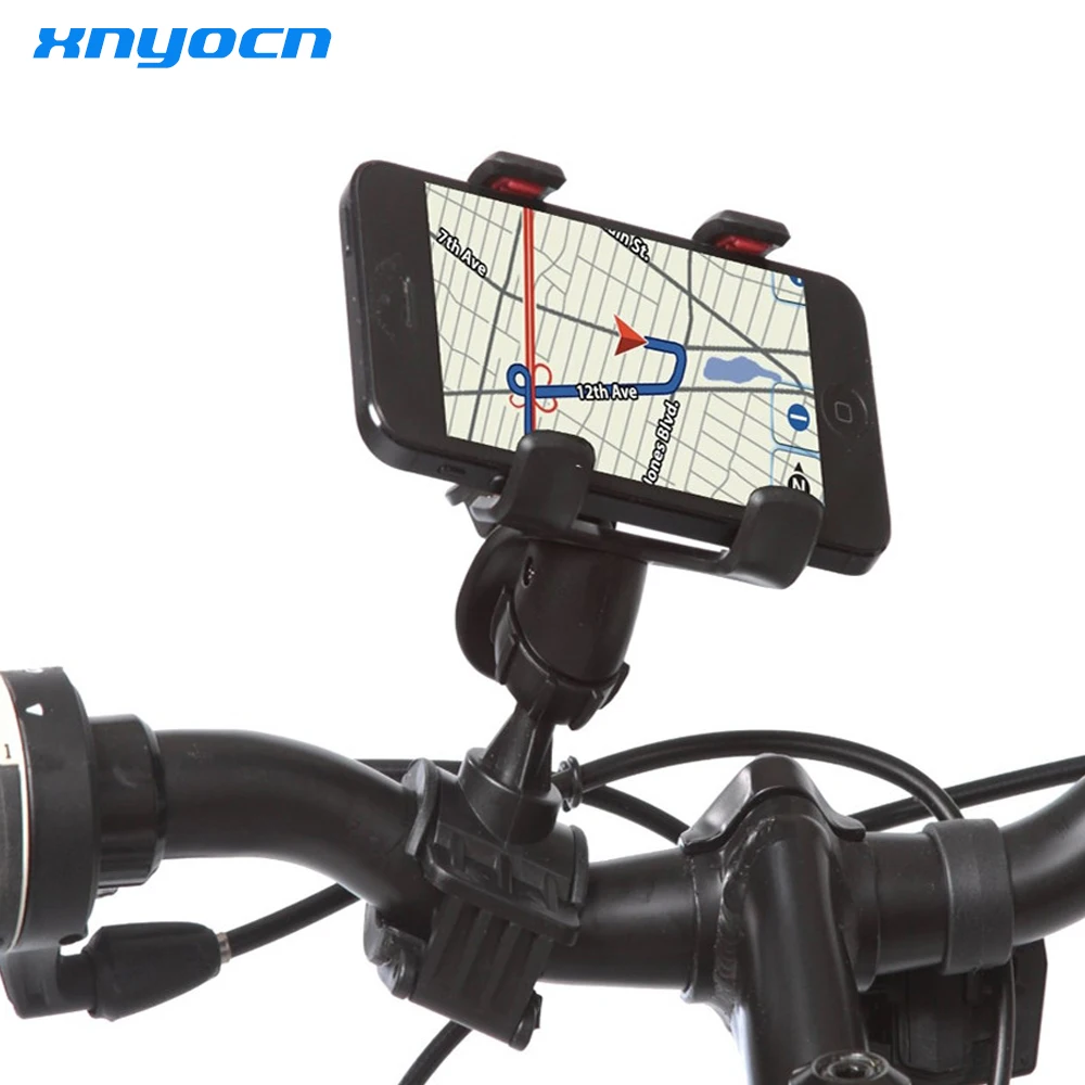 

Xnyocn Universal Motorcycle MTB Bike Bicycle Handlebar Mount Holder for Ipod Cell Phone GPS Bicycle carrier cell phone holder