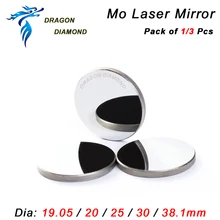 1 шт. 3 шт. лазерное отражающее зеркало диаметром 19,05 20 25 30 38,1 мм Mo толщина зеркала 3 мм 5 мм для CO2 лазерной машины