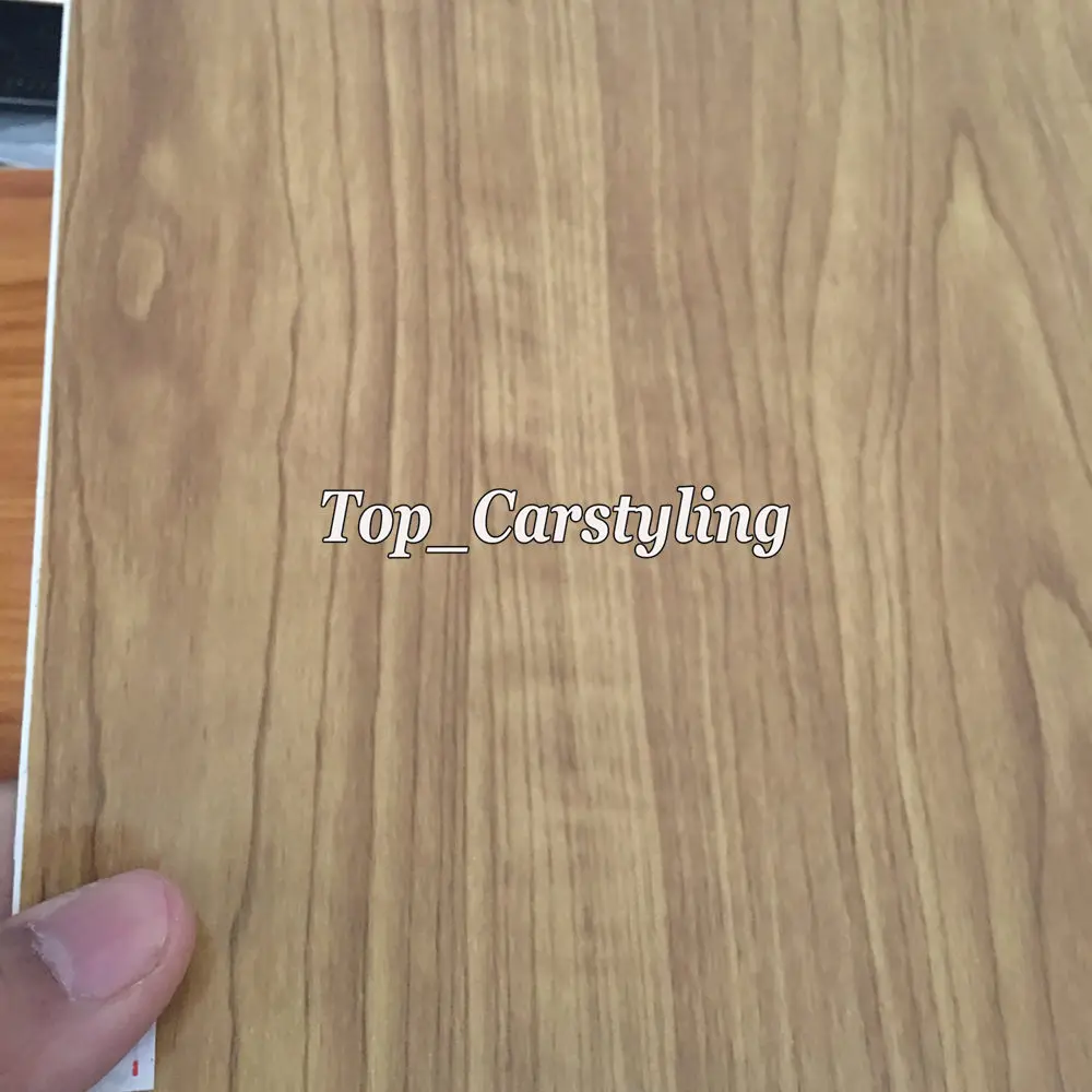 wood grain vinyl car wrapping film with air free (1)