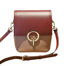 Новая маленькая сумка женская модная кожаная сумка-мешок дикая сумка через плечо