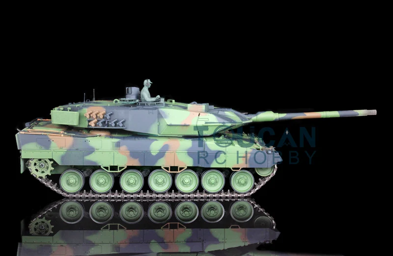 2.4Ghz HengLong 1/16 German Leopard2A6 RTR RC Tank Upgraded Metal Version 3889