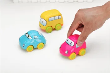 

Children's cartoon eyes mini toy car Pull Back Cars