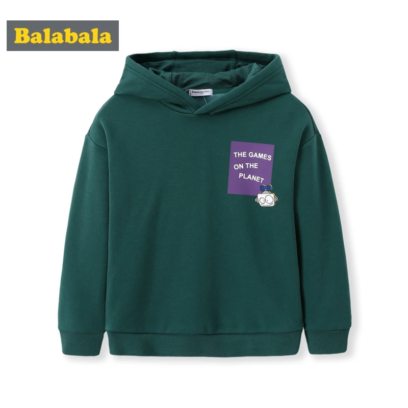 Толстовка с капюшоном на флисовой подкладке для маленьких мальчиков Balabala