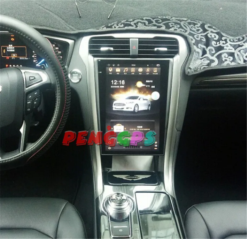 Flash Deal Tesla style 12.1 inch Android 6.0 Car Radio GPS Navigation Headunit For Ford Mondeo Fusion 2013-2017 Stereo Multimedia Audio Map 3