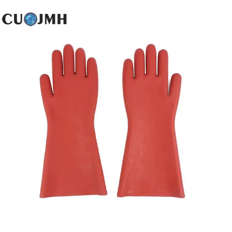 

1 Pair Insulated Gloves Anti-Static Natural Rubber Gloves For Electricians Average Code High Voltage Resistance Gloves