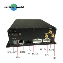 H.264 2.0MP AHD 1080P HDD 6 каналов школьный автобус, транспортное средство автомобиль такси прицеп Грузовик Мобильный DVR с gps 3g WiFi