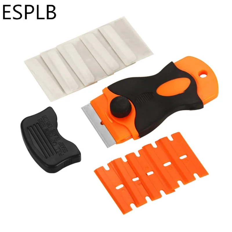 

ESPLB LOCA UV Glue Cleaner Remover for Phone LCD Touch Screen Tool Scraper Repair Tool with 5pcs Metal Blade+5pcs Plastic Blade