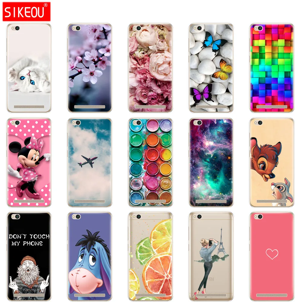 Silicone Case for Xiaomi redmi 5 plus redmi 4x note 4 4X 5A prime redmi note 5 pro global case xiomi phone cover bag funda